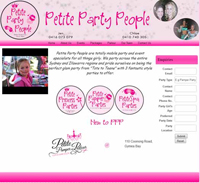 Websites - Petite Party People